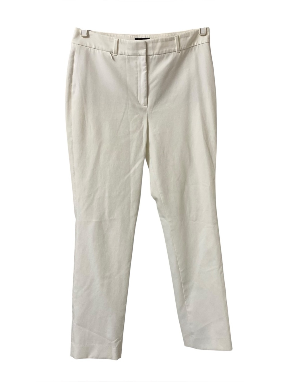 White House Black Market White classic slim comfort stretch trouser pants 10
